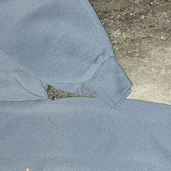 Made in USA. 90s. Morning Sun. Christmas Bear. Crewneck w/collar. Women's Large - Picture 7 of 15